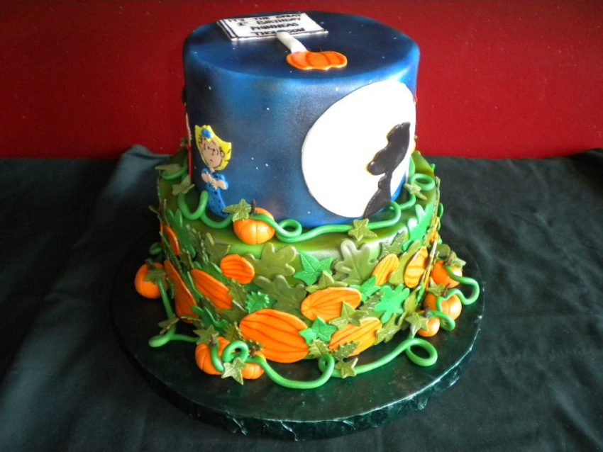 It’s the Great Pumpkin Cake, Charlie Brown!